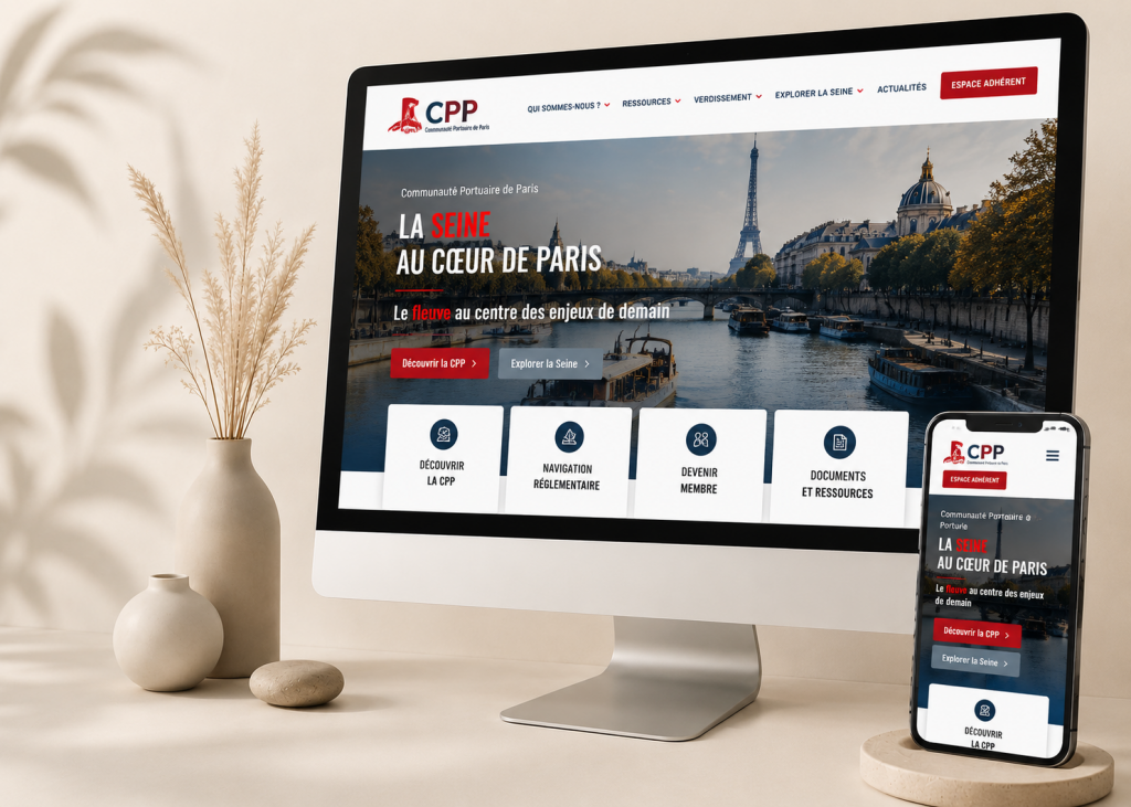 Création de site pour association - Escale Pro