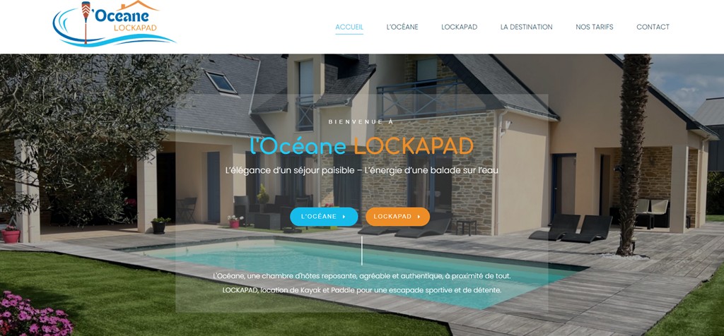 Site internet L'Océane Le Pouliguen