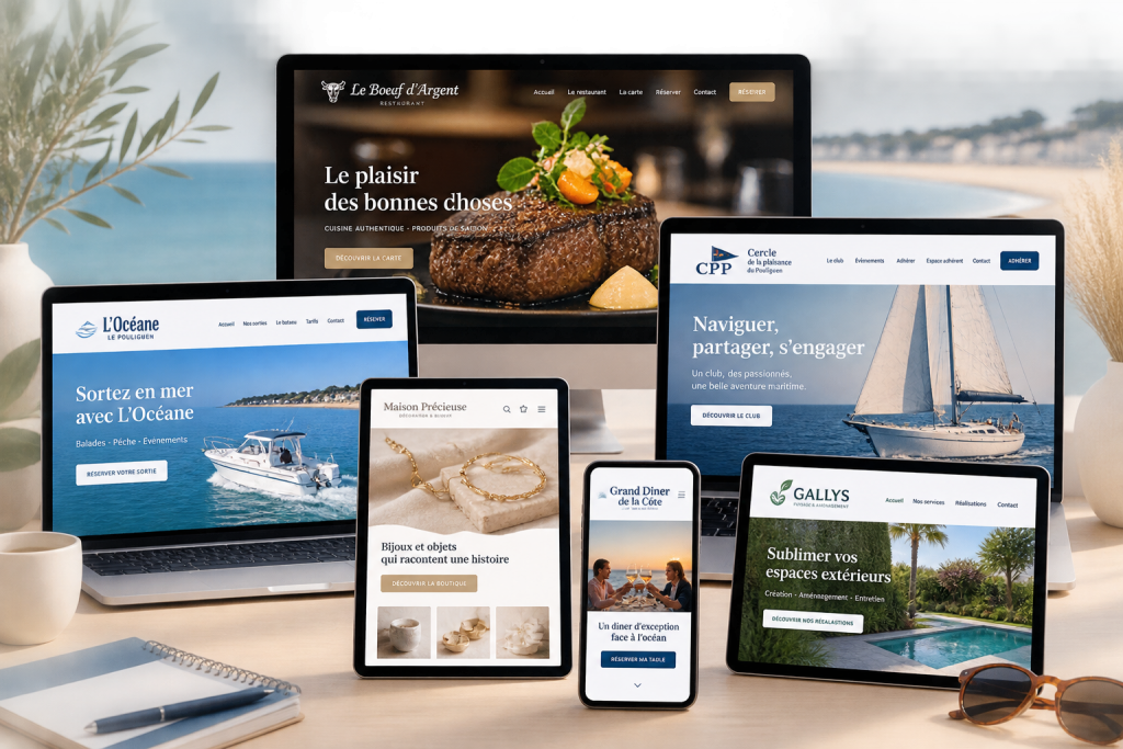 Réalisations de sites internet - Escale Pro
