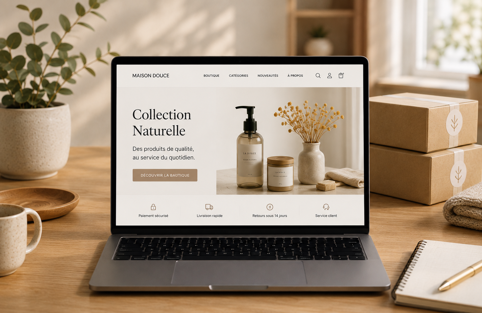Création de site e-commerce à La Baule – Escale Pro